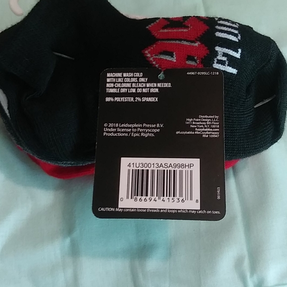 5 PR Kids AC/DC Band Socks Size 12-24 Months - Picture 2 of 4